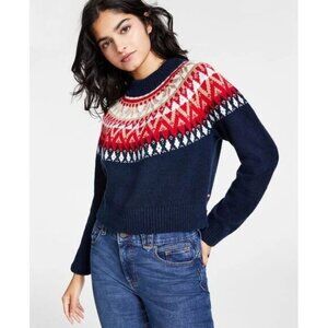 Tommy Hilfiger Half Snowflake Raglan Sweater 2X